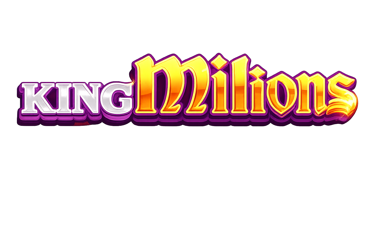 King Millions progressive jackpot logo - current value tracker