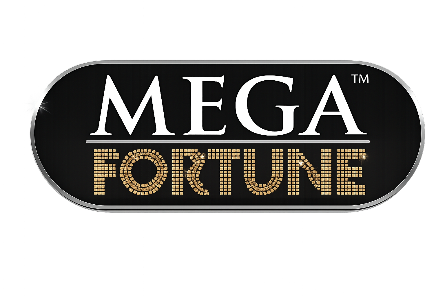 Mega Fortune progressive jackpot logo - current value tracker